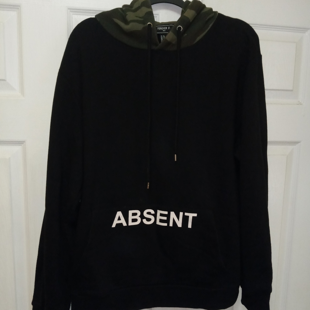 Men forever 21 hoodie Military Rose. M size L
